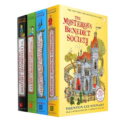 The Mysterious Benedict Society – 4 Books Collection Set by Trenton Lee Stewart