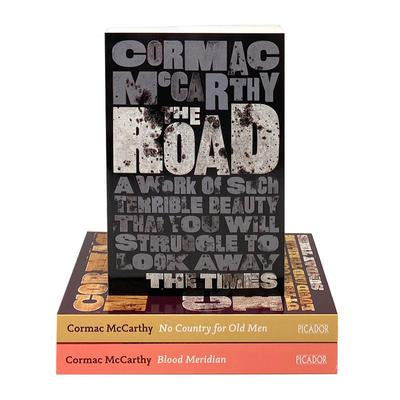 Cormac McCarthy - 3 Books Collection Set (The Road, Blood Meridian, No Country for Old Men)