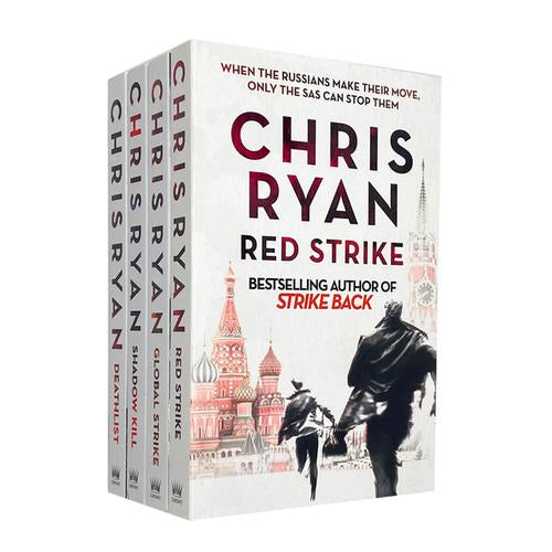 Chris Ryan Strike Back Thriller Collection – 4 Books Set (Deathlist, Shadow Kill, Global Strike, Red Strike)