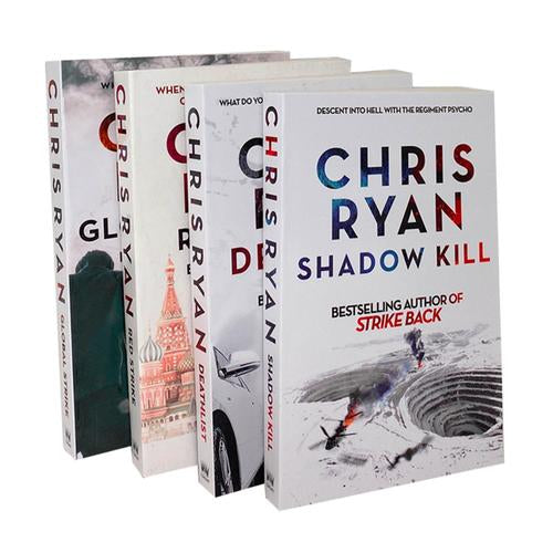 Chris Ryan Strike Back Thriller Collection – 4 Books Set (Deathlist, Shadow Kill, Global Strike, Red Strike)