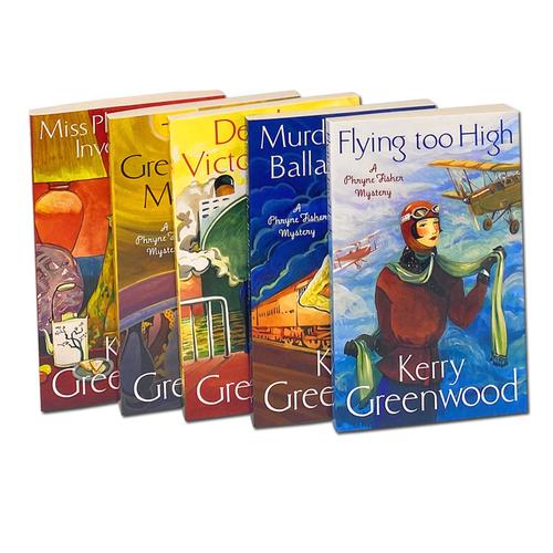 Phryne Fisher Murder Mystery Series: 5-Book Collection by Kerry Greenwood