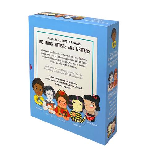 Little People, Big Dreams Inspiring Artists and Writers Gift 5 Books Box Collection Set