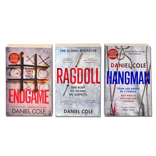 Daniel Cole 3 Books Collection Set Ragdoll, Hangman, Endgame