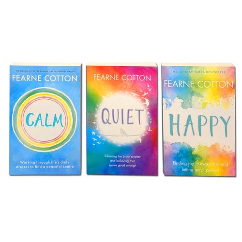 BOX MISSING - Fearne Cotton Collection 3 Books Box Set (Happy, Calm & Quiet) Sunday Times Bestselling Author