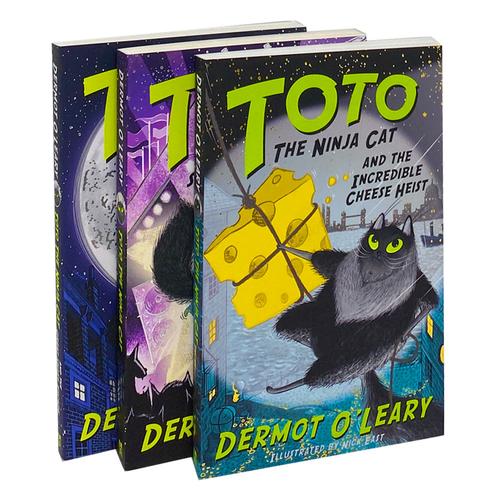 Toto the Ninja Cat Series - 3-Book Collection (The Incredible Cheese Heist, The Great Snake Escape, and more)