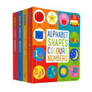 First 100 Board Book Box Set (4 Books): First 100 Words, Numbers, Colors, Shapes, and First 100 Animals