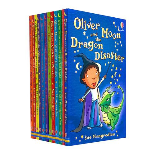 Oliver Moon Junior Wizard Collection: 12 Books Set by Sue Mongredien