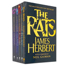 James Herbert Collection: 5 Books Set (The Rats, Lair, Domain, Haunted, Fluke)