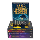 James Herbert Collection: 5 Books Set (The Rats, Lair, Domain, Haunted, Fluke)