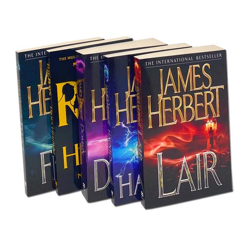 James Herbert Collection: 5 Books Set (The Rats, Lair, Domain, Haunted, Fluke)