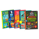 Usborne 100 Things To Know Collection 5 Books Box Set (Planet Earth, Space, Human Body, Science &amp; Numbers, Computers, Coding)