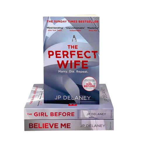 JP Delaney Collection 3 Books Set - Believe Me, The Girl Before, The Perfect Wife