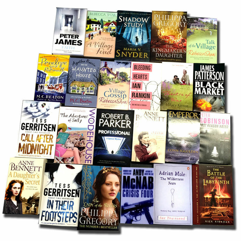 Wholesale Joblot: 20 New Fiction Books Collection