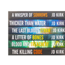 DCI Logan Crime Thrillers: 1-6 Book Collection by JD Kirk (A Litter of Bones, Thicker Than Water, and More)