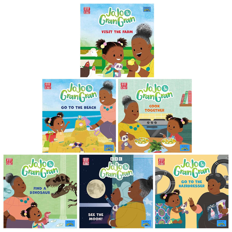 JoJo & GranGran 6-Book Collection by Pat-a-Cake (As Seen on CBeebies)