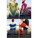 Bridgerton Prequels: Rokesbys Series - 4-Book Collection by Julia Quinn (Including Because of Miss Bridgerton, The Girl with the Make-Believe Husband, The Other Miss Bridgerton, First Comes Scandal)