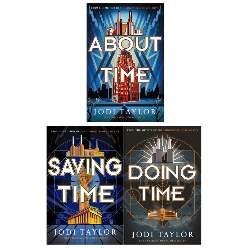 Jodi Taylor Time Police Series 3 Books Set (Saving Time, About Time, Doing Time)