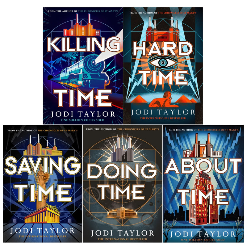 Jodi Taylor Time Police Series 5 Books Set (Saving Time, About Time, Doing Time, Hard Time, Killing Time [Hardcover])