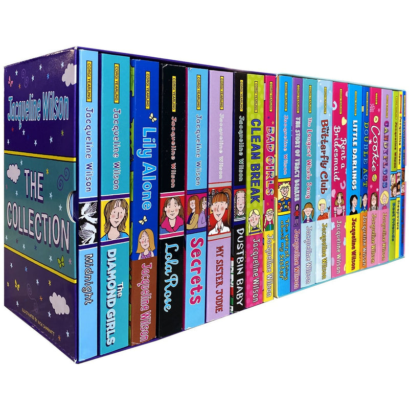 Jacqueline Wilson Collection - 21 Books Set (Double Act, Candyfloss, Rent a Bridesmaid, Cookie, Little Darlings, Best Friends)