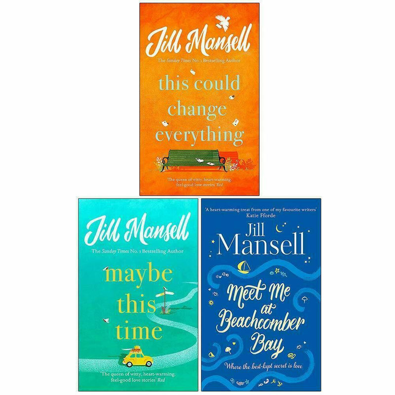 Jill Mansell Collection 3 Books Set - This Could Change Everything, Maybe This Time, Meet Me at Beachcomber Bay