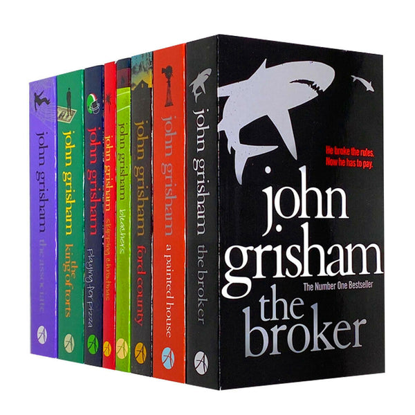 John Grisham Collection 8 Books Set Series 2 - Bleachers, Skipping Christmas, Broker, Painted House