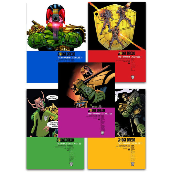 Judge Dredd: Complete Case Files Volume 31-35 – 5 Books Collection (Series 7) by John Wagner