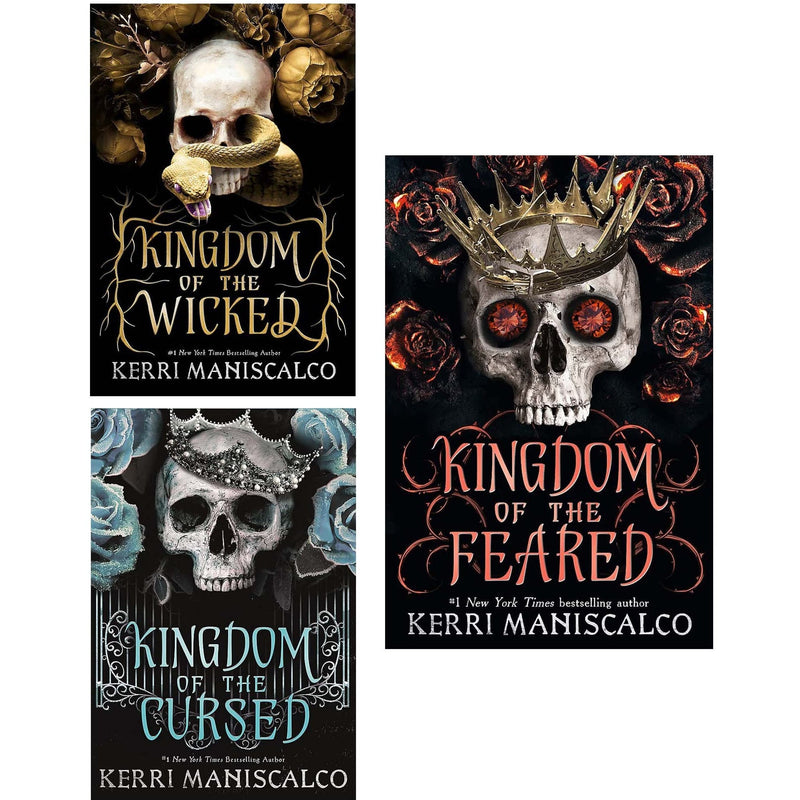 Kingdom of the Wicked Trilogy: 3-Book Set by Kerri Maniscalco (Kingdom of the Wicked, Kingdom of the Cursed, Kingdom of the Feared)