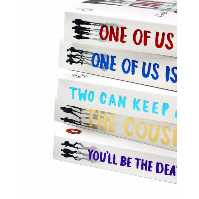 Karen M. McManus 5-Book Collection: You'll Be the Death of Me, The Cousins, Two Can Keep a Secret, One of Us Is Lying, and One of Us Is Next.