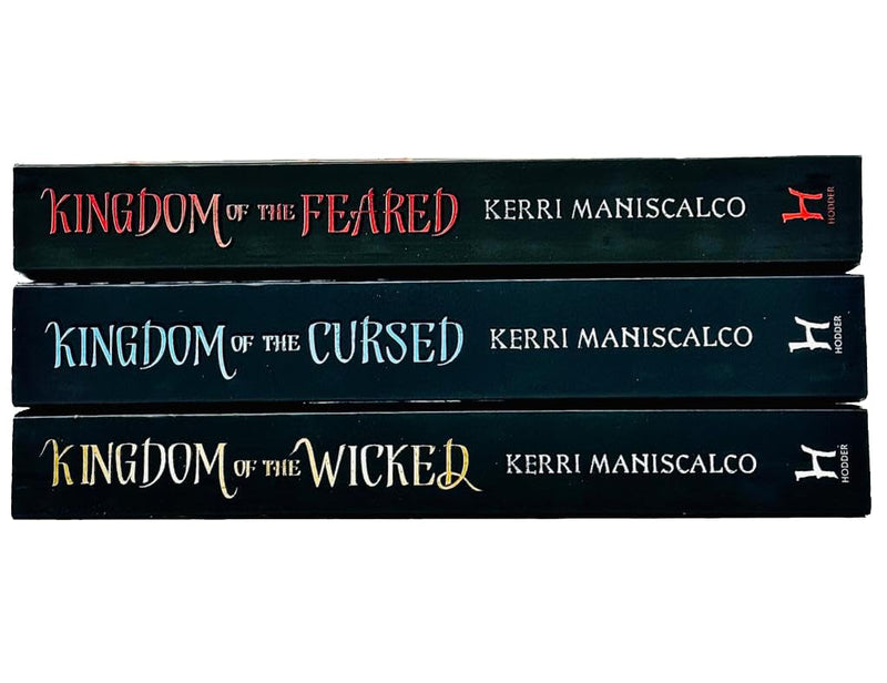 Kingdom of the Wicked Series 3 Books Collection Set by Kerri Maniscalco [Kingdom of the Wicked, Kingdom of the Cursed & Kingdom of the Feared]