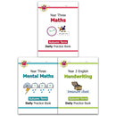 KS2 Year 3 Daily Practice Book Autumn Term 3 Books Collection Set: Maths, Mental Maths, Handwriting