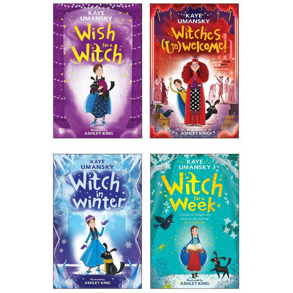 Witch for a Week Elsie Pickles Series 4 Books Collection Set By Kaye Umansky