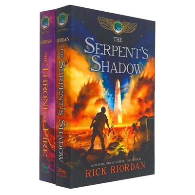 The Kane Chronicles: 2-Book Collection by Rick Riordan (The Serpent's Shadow, The Throne of Fire)