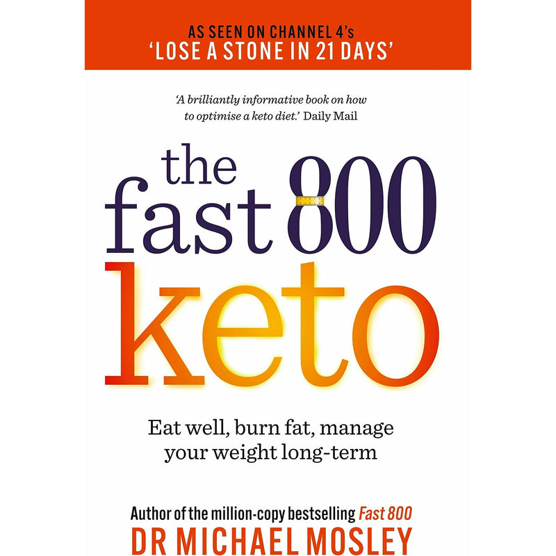 The Fast 800 Series: 5-Book Collection Set by Michael Mosley, Dr. Clare Bailey, Justine Pattison (Includes The Fast 800, Keto, Easy, Recipe Book, Health Journal)