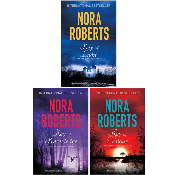 Key Trilogy: 3-Book Collection by Nora Roberts (Key of Light, Key of Knowledge, Key of Valour)