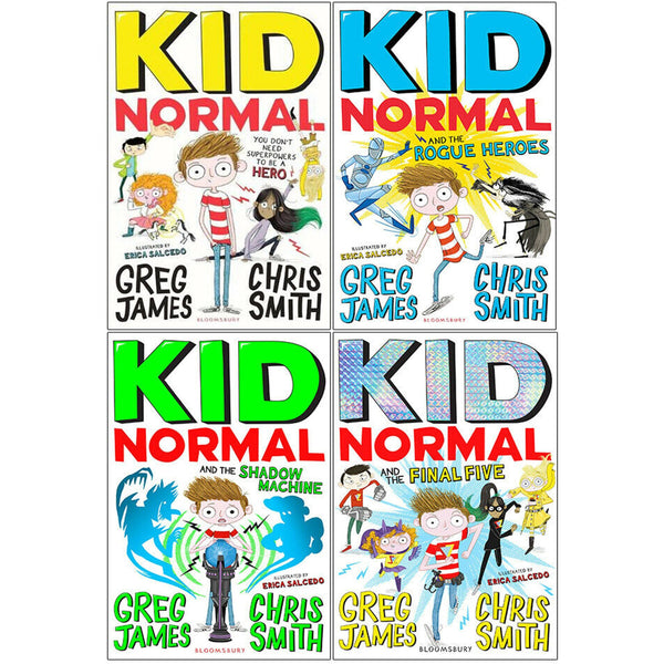 Kid Normal Series – 4 Books Collection by Greg James and Chris Smith