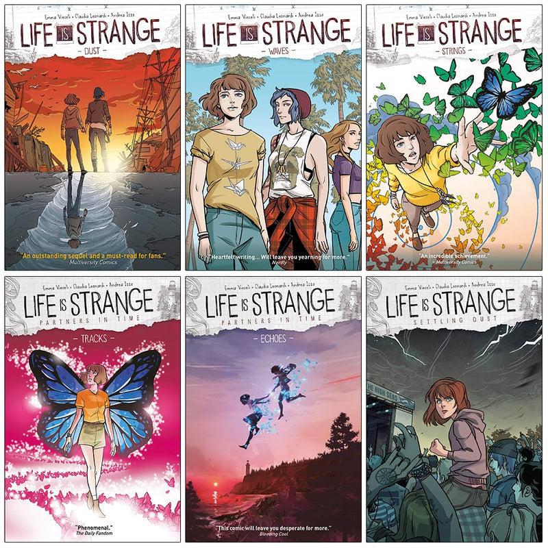 Life Is Strange: Volumes 1-6 Collection by Emma Vieceli (Dust, Waves, Strings, Partners in Time - Tracks, Coming Home, & Settling Dust)