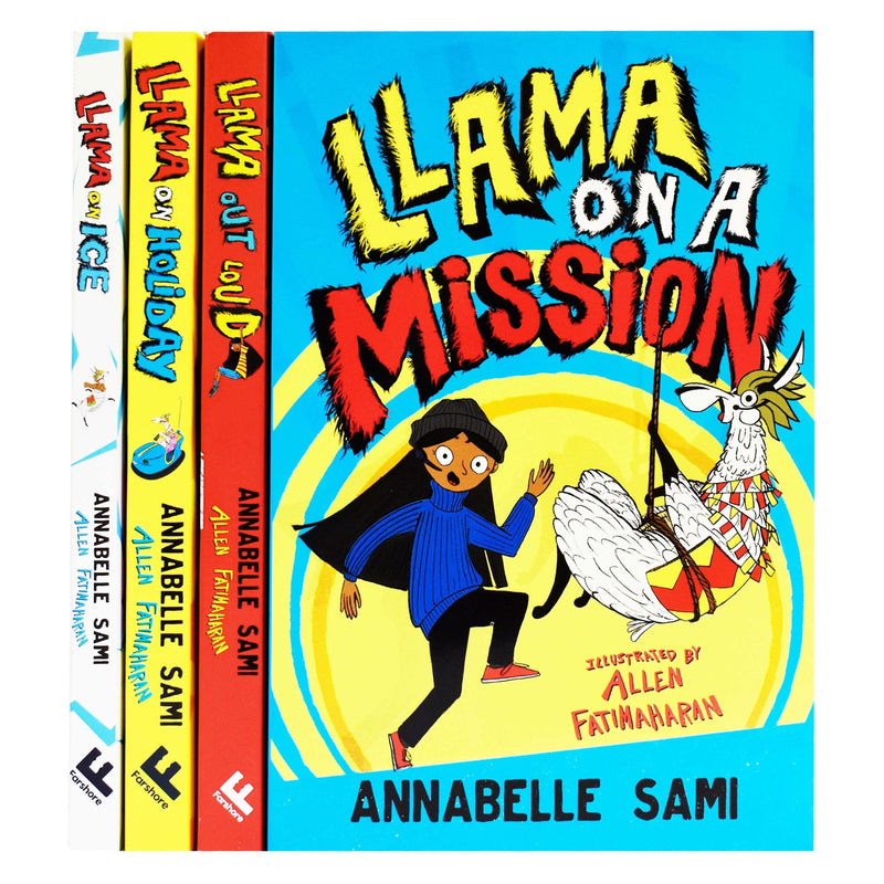 Llama Out Loud Series: 4-Book Collection (Llama Out Loud, Llama on a Mission, Llama on Holiday, Llama on Ice)