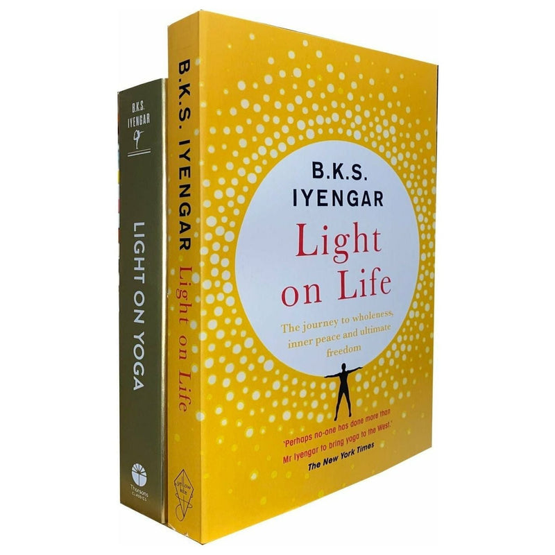 Light on Yoga & Light on Life: 2 Books Collection Set by B.K.S. Iyengar