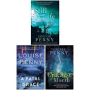 Chief Inspector Gamache: 3 Books Collection by Louise Penny (Still Life, A Fatal Grace, The Cruellest Month)