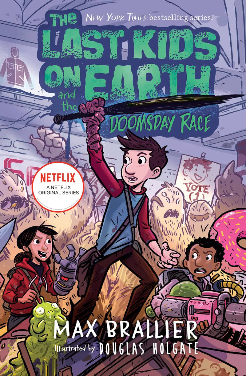 The Last Kids on Earth 3 Books Collection Set by Max Brallier (Books 7-9) (Doomsday Race, Forbidden Fortress, Monster Dimension)