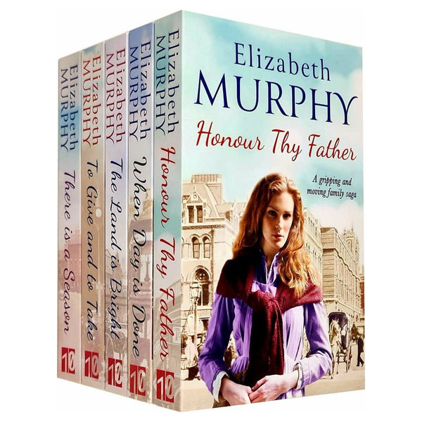 Elizabeth Murphy Liverpool Sagas 5 Books Collection Set - Honour Thy Father, When Day is Done