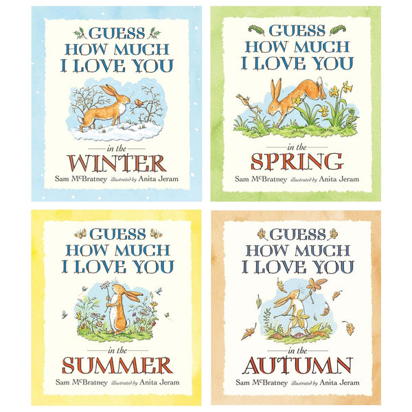 Sam McBratney: Guess How Much I Love You - 4 Books Collection Set (Winter, Spring, Summer, Autumn)