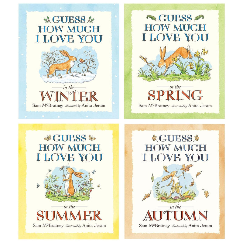 Sam McBratney: Guess How Much I Love You - 4 Books Collection Set (Winter, Spring, Summer, Autumn)