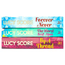 Lucy Score Collection 3 Books Set (The Worst Best Man, By a Thread & Forever Never)