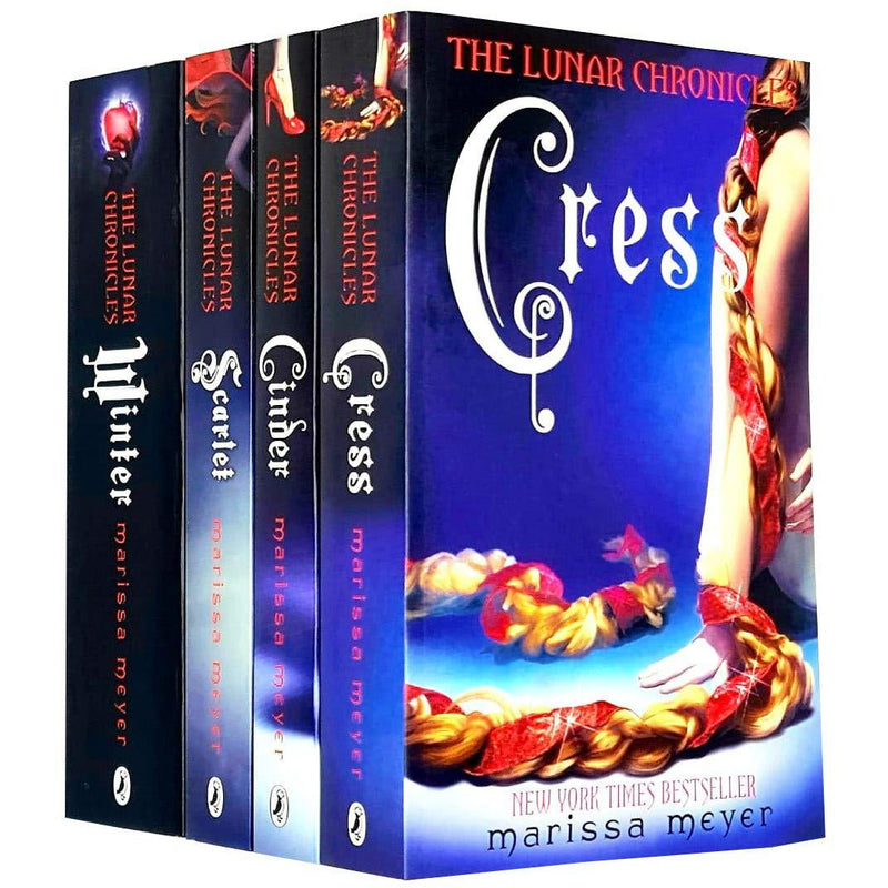 Marissa Meyer Lunar Chronicles Series Collection 4 Books Set - Cinder Scarlet Cress Winter