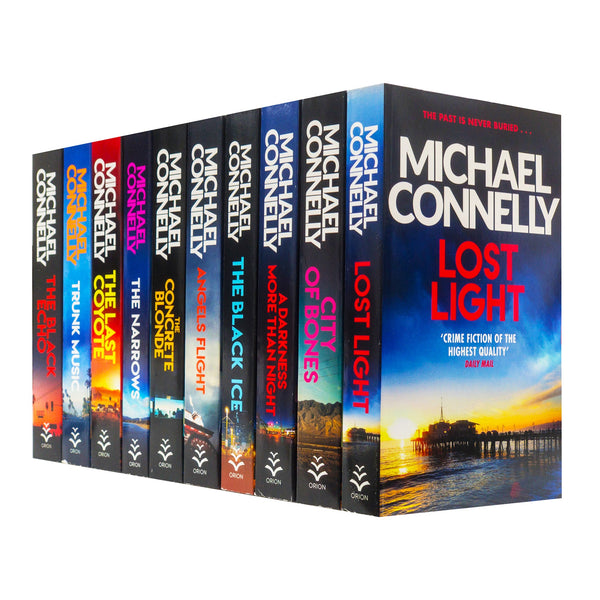 Michael Connelly Collection: 10-Book Set (Lost Light, Angels Flight, City of Bones, and More)