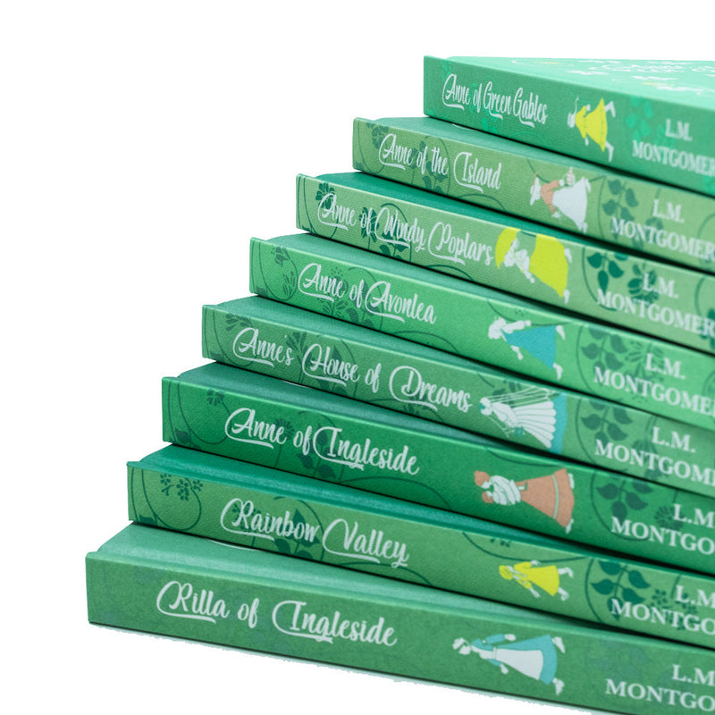 The Complete Collection of Anne of Green Gables 8 Hardback Deluxe Set (Anne of Green Gables, Anne of Avonlea, Anne of Ingleside, Anne of Windy Poplars, Anne of the Island...)