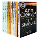 Ann Cleeves' Vera Stanhope Series: 8-Book Collection Set (Telling Tales, Harbour Street, Silent Voices, Hidden Depths)