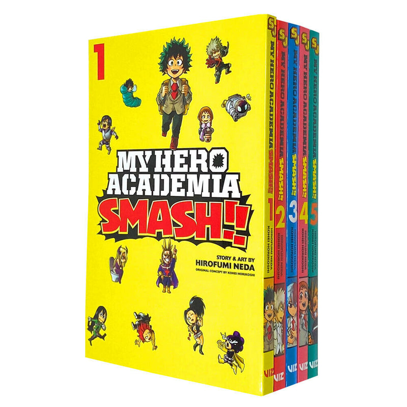 My Hero Academia Smash! Vol. 1-5 Collection by Kohei Horikoshi