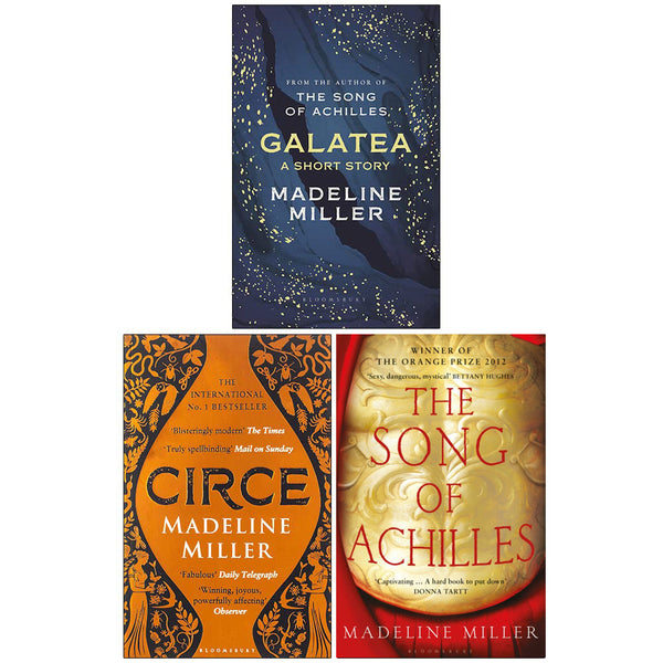 Madeline Miller Collection 3 Books Set (Galatea[Hardcover], Circe, The Song of Achilles)